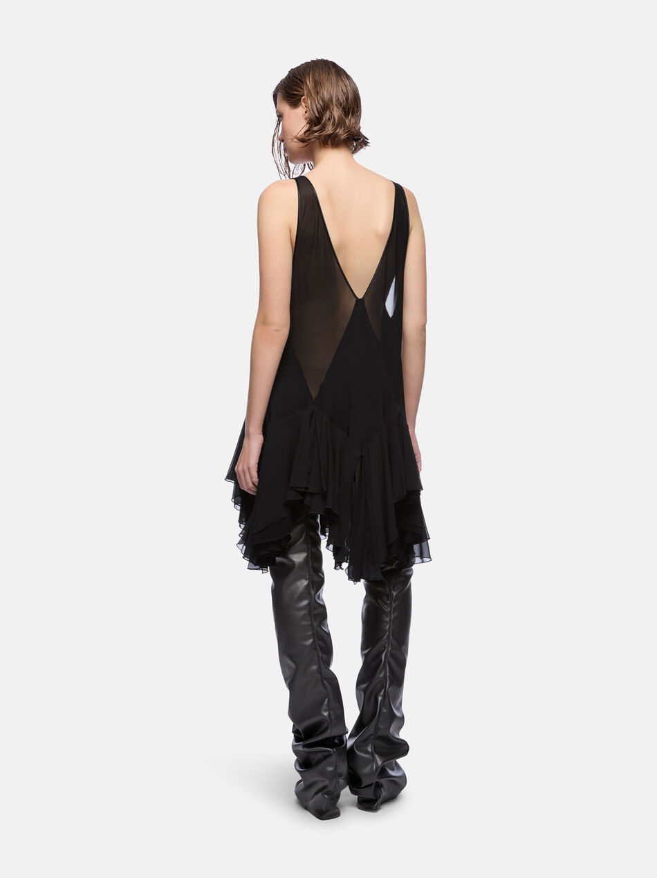 THE ATTICO Black mini dress Black 250WCA00420MIX038AA100