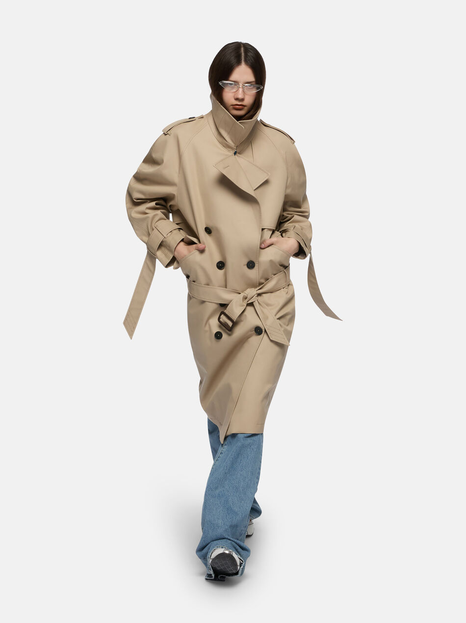 THE ATTICO Beige trench BEIGE 251WCC00085CCC114AA198