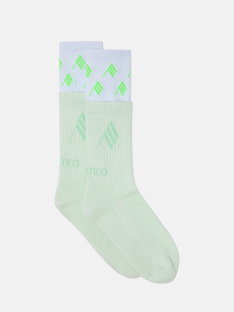 THE ATTICO Mint double socks MINT 260WAK00024CCC132AA016