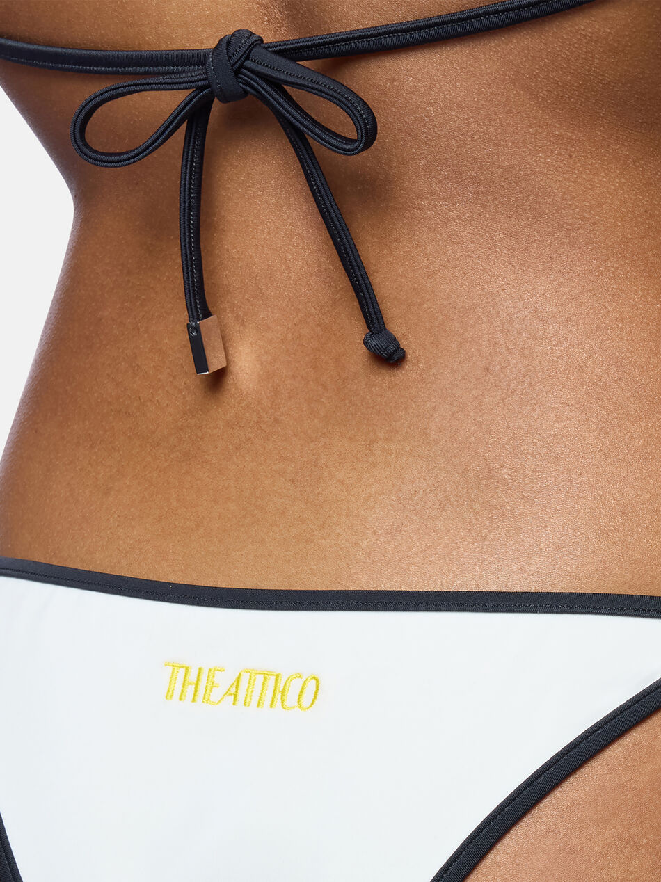 THE ATTICO White, black and banana Ibiza bikini White/black/banana SPEWBC00020PAA094IB522