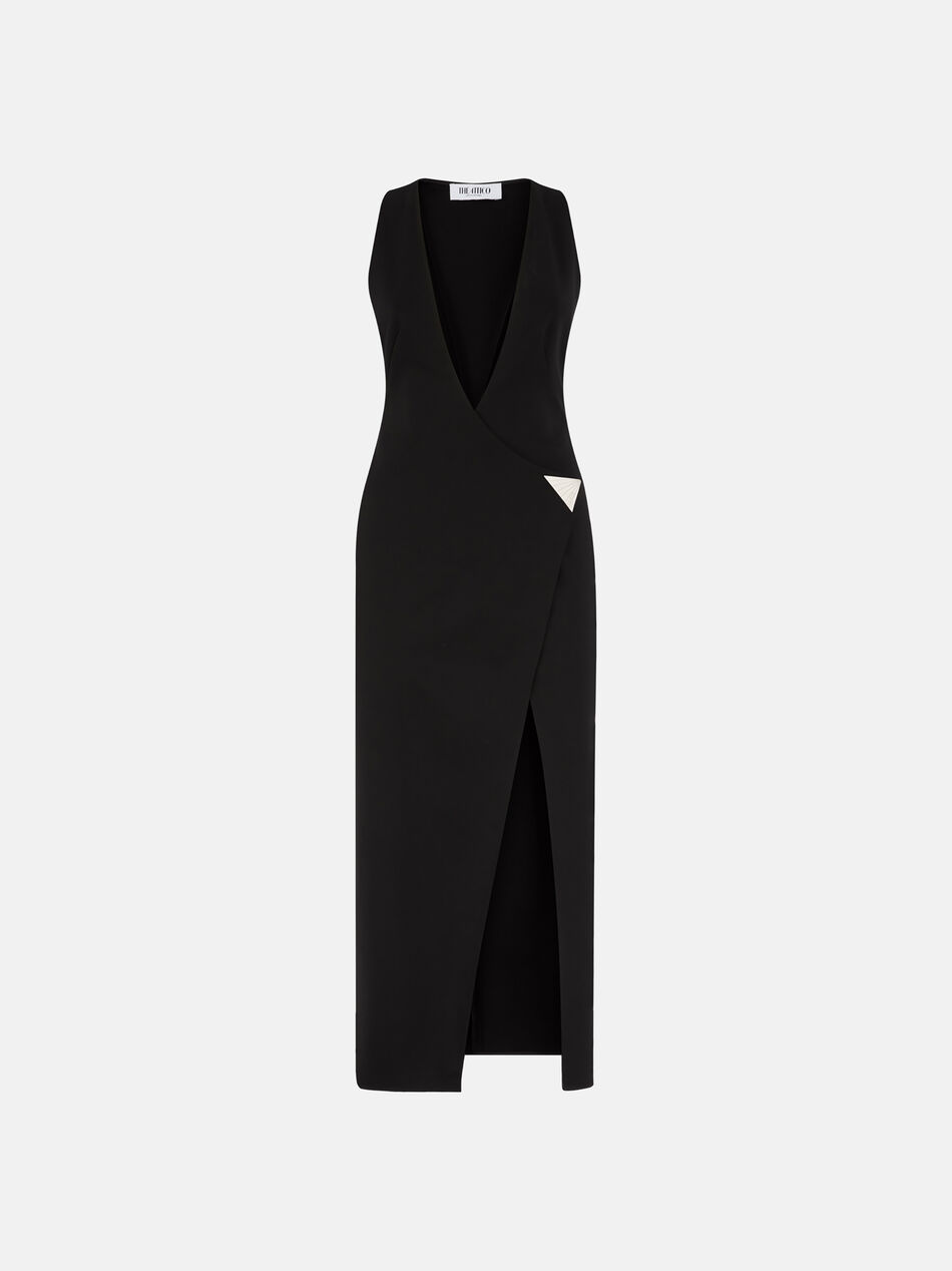 THE ATTICO Black midi dress Black 260WCW00260VVP002AA100
