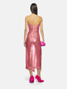 THE ATTICO Light pink bustier midi dress Light pink 237WCM70E081315