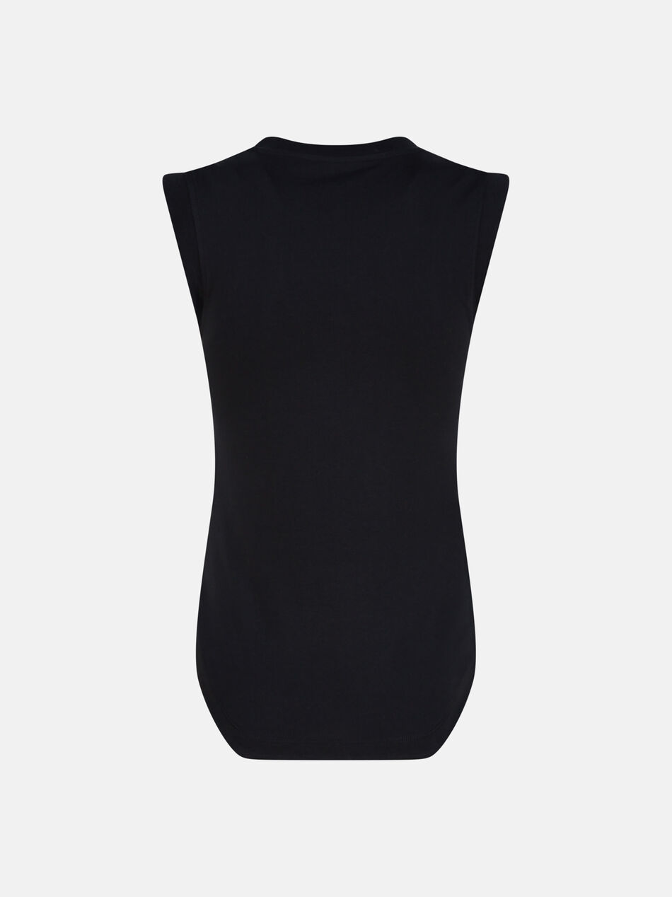 THE ATTICO "Reese'' black tank top BLACK 250WCN00003JJJ025AA100