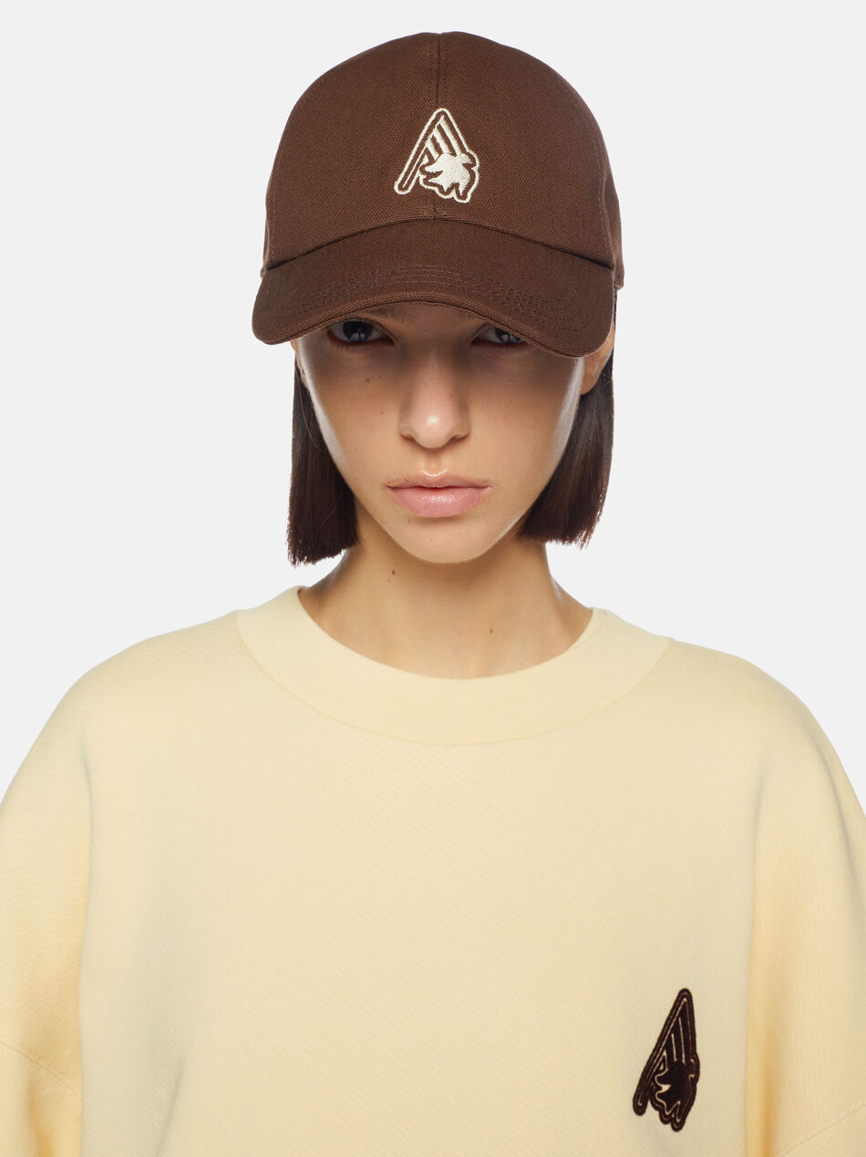 THE ATTICO The Attico Sant Ambroeus brown cap Brown SPFWAC18C075064