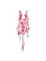 THE ATTICO ''Glory'' shades of pink mini dress  232WCA159V057P423