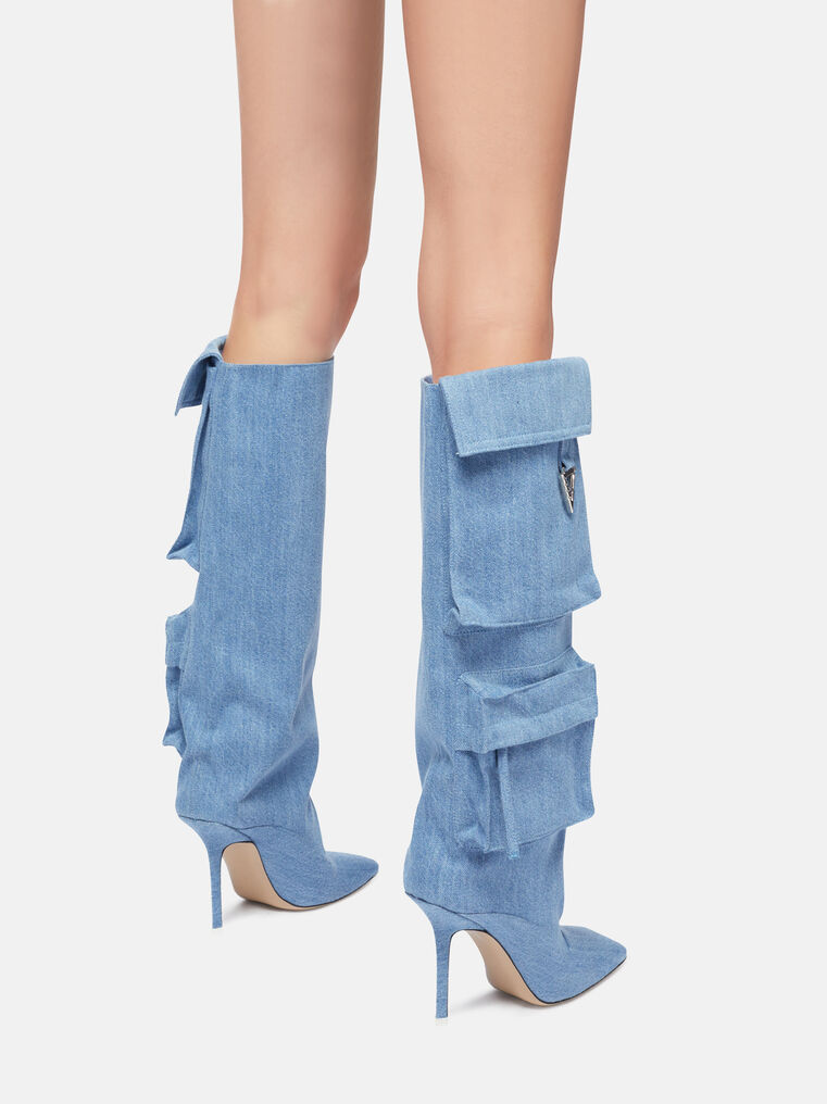 Attico Boots In Blue