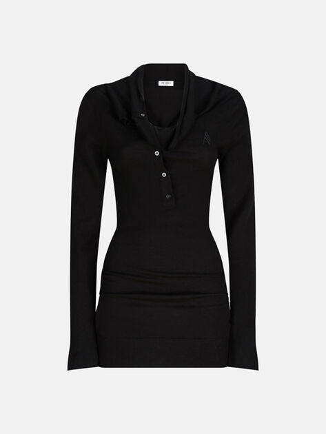 THE ATTICO Black mini dress Black 251WCA00442KWS008AA100