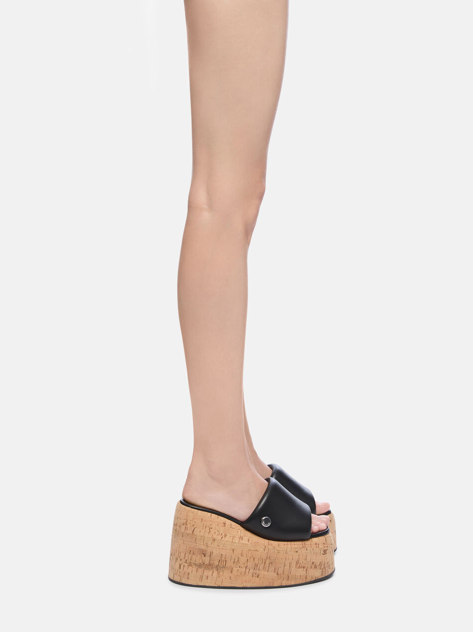 THE ATTICO ''Mochi'' black flatform Black 260WSH00905MIX071AA100