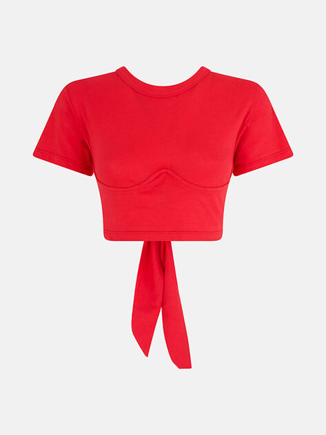 THE ATTICO Red t-shirt RED 260WCT00363JJJ082AA010
