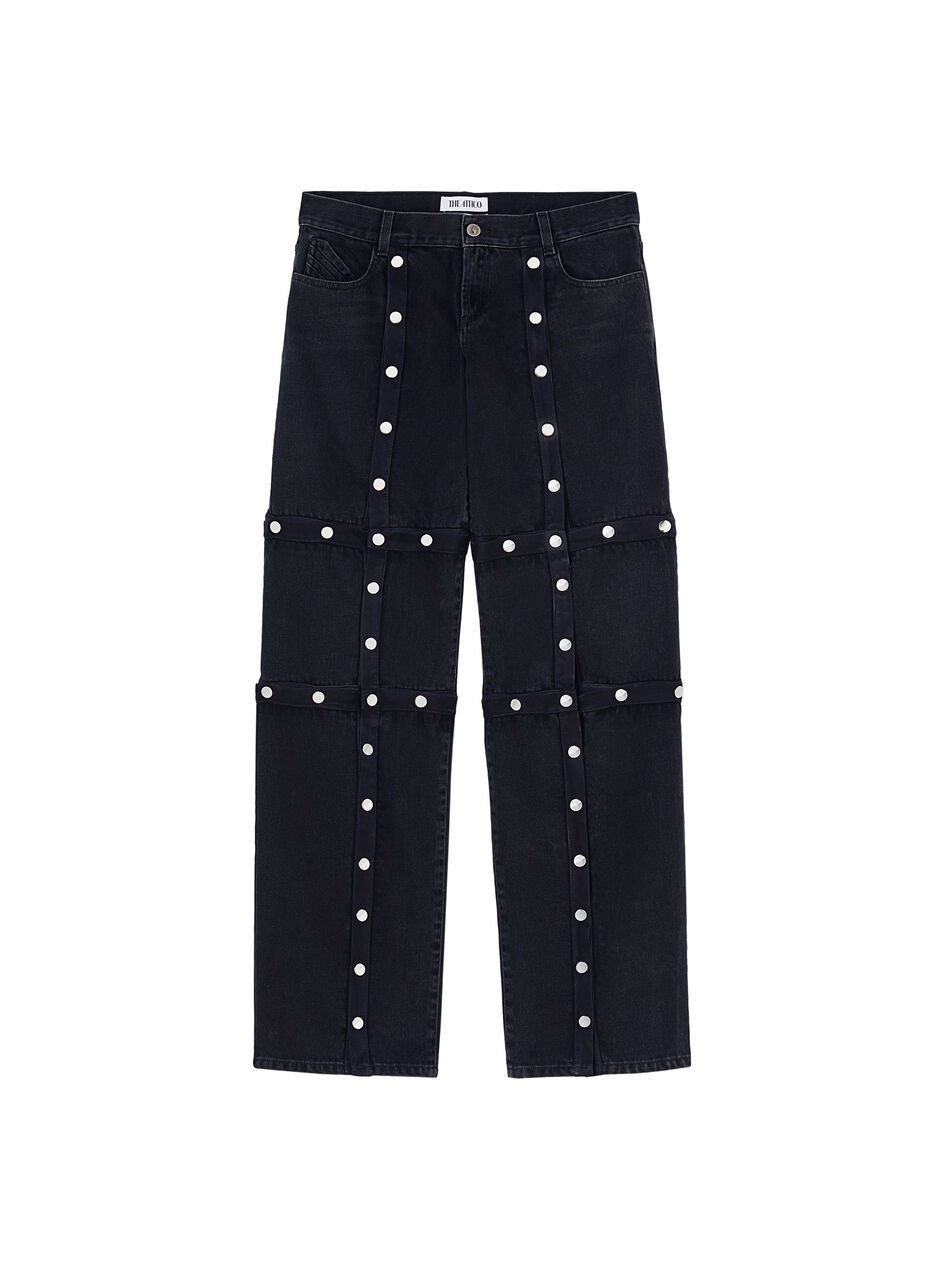 THE ATTICO Black long pants Black 241WCP144D068100