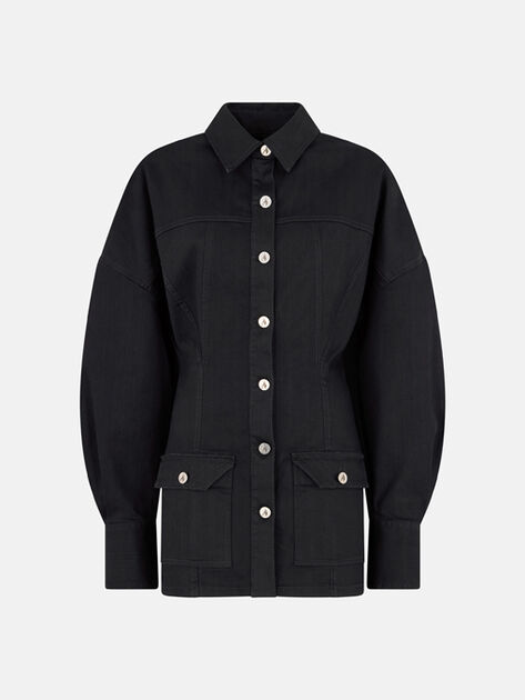 THE ATTICO Black mini dress Black 260WCA00482DDS002AA100