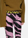 THE ATTICO Dusty pink and black pants