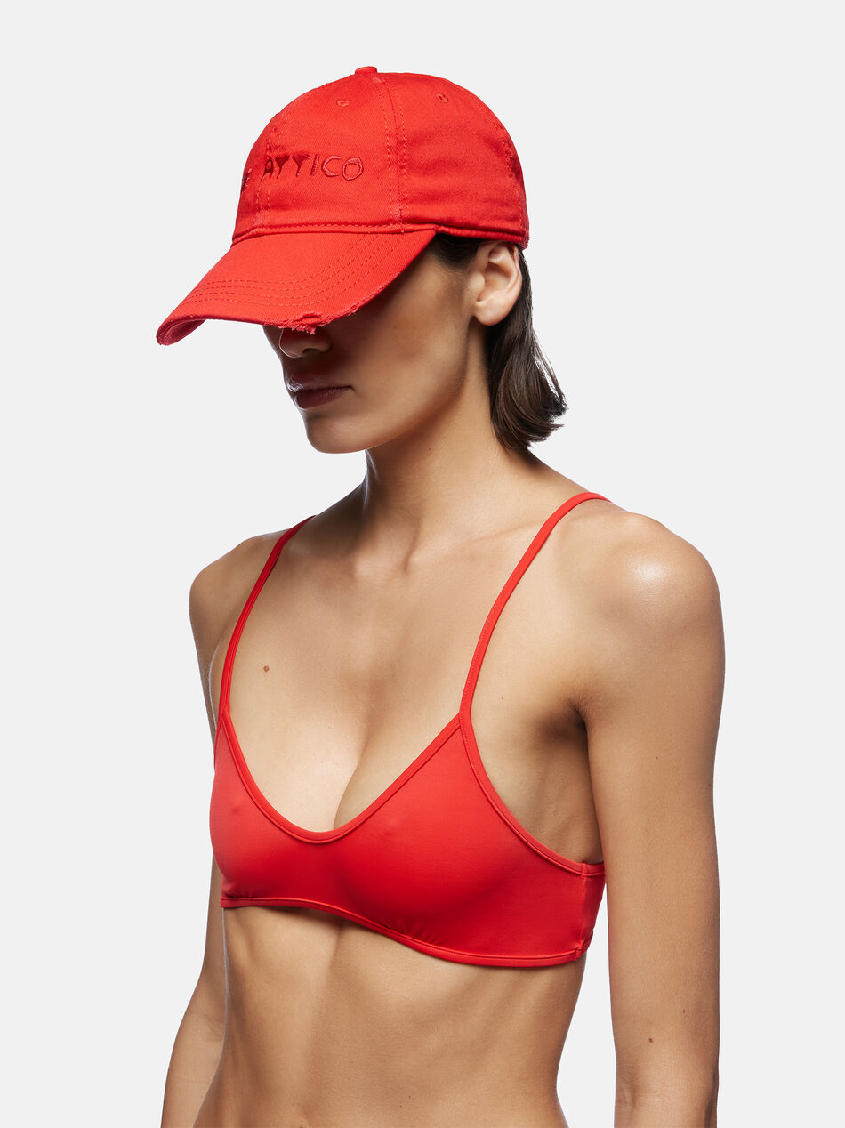 THE ATTICO Red cap RED 250WAC00037CCC107MA010
