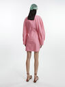 THE ATTICO ''Lala'' hot pink mini dress