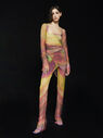 THE ATTICO ''Anemone'' multicolor mini dress Optical multicolor shades 226WCA97T007314