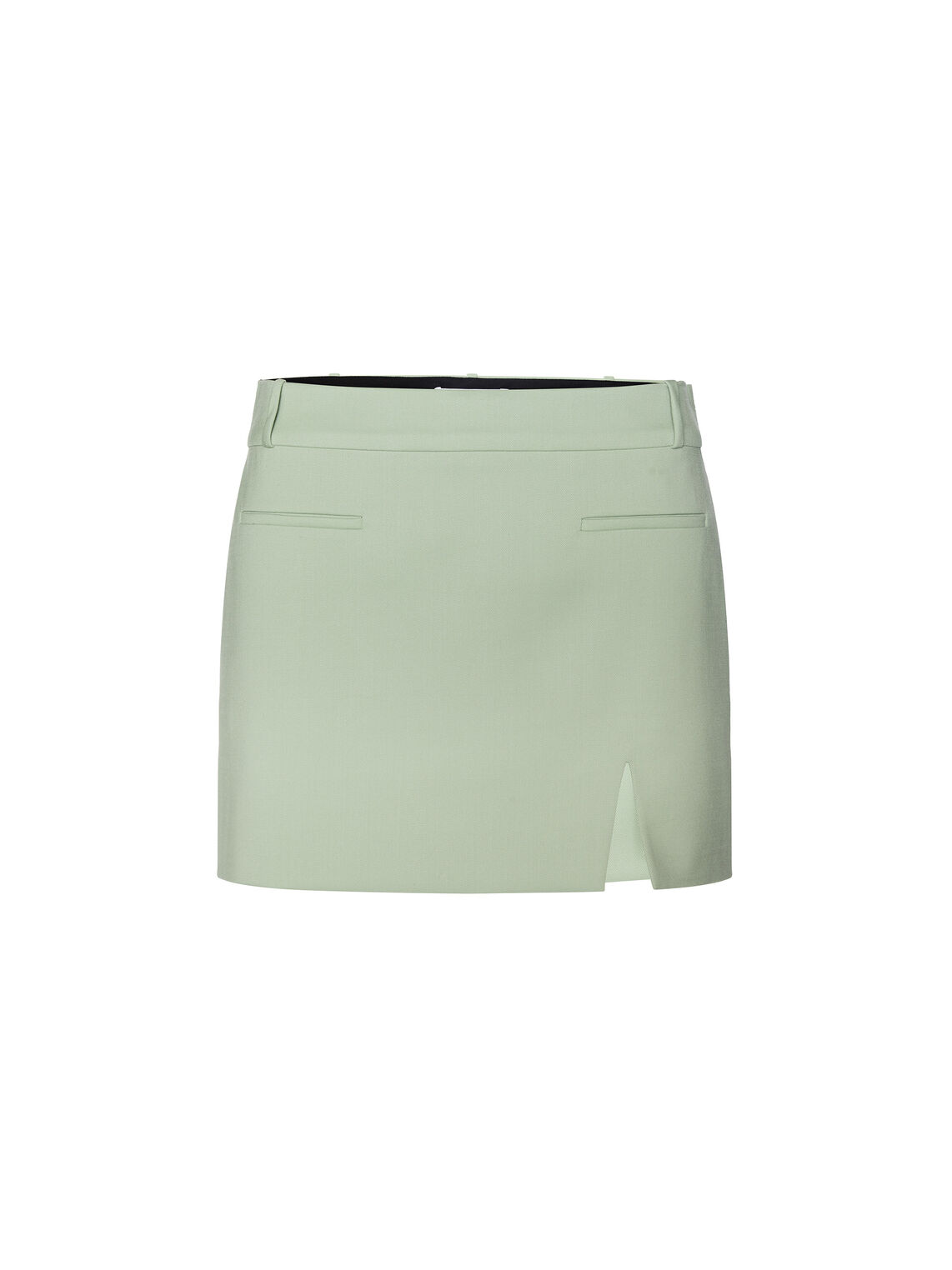 THE ATTICO ''Edie'' sage green mini skirt 5