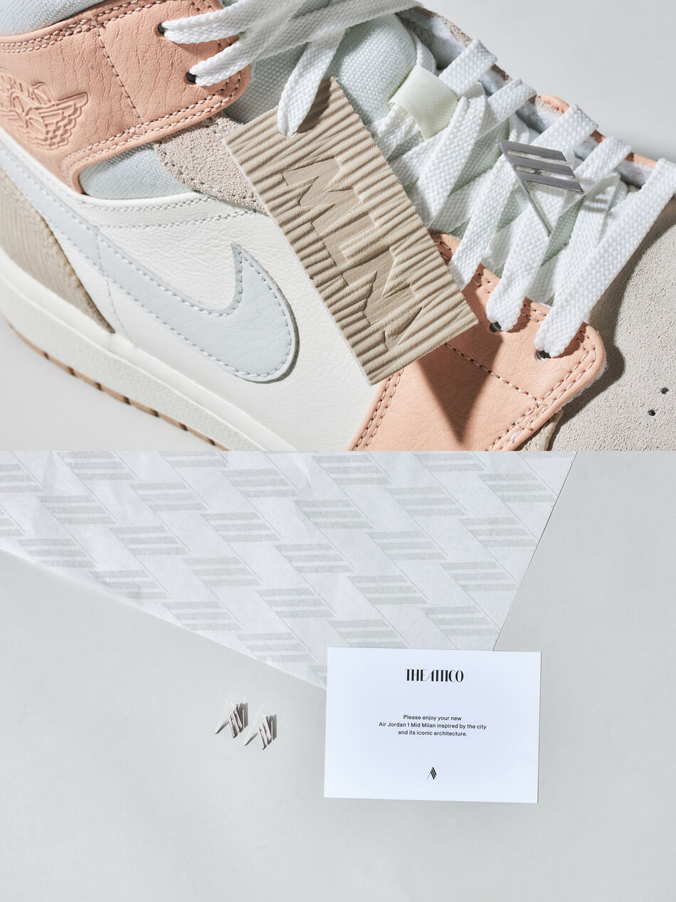 The Attico Air Jordan 1 Mid Milan MULTICOLOR 202WSX01NK01021