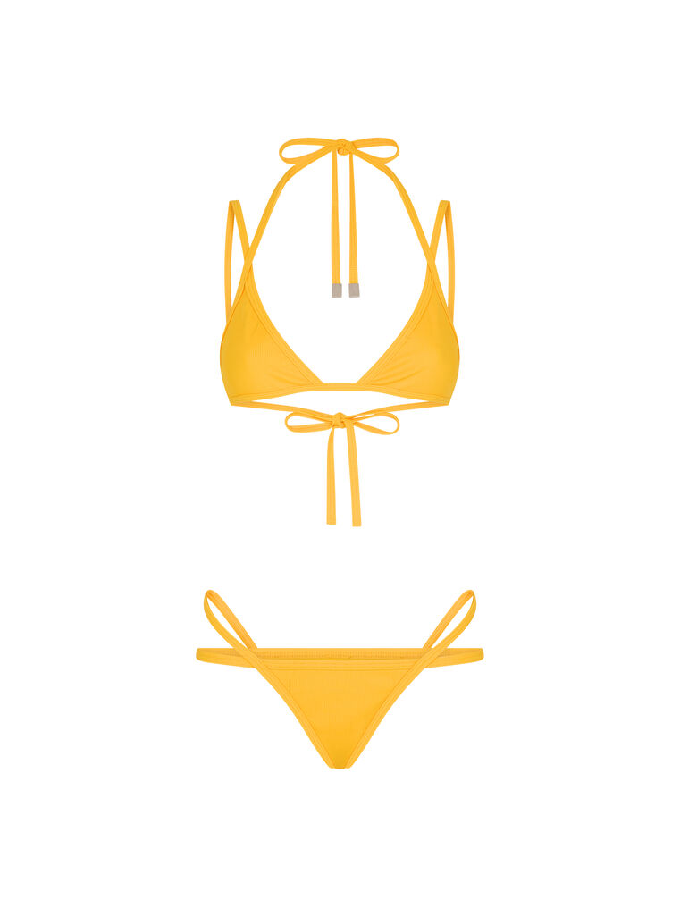 Shop Attico Yellow Bikini