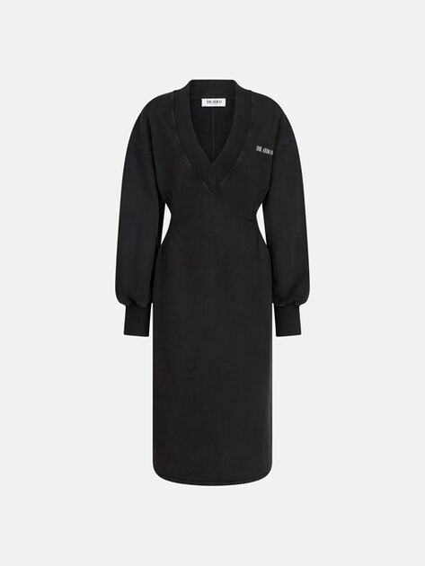 THE ATTICO Faded black midi dress Faded black 251WCW00251JJF003AA615