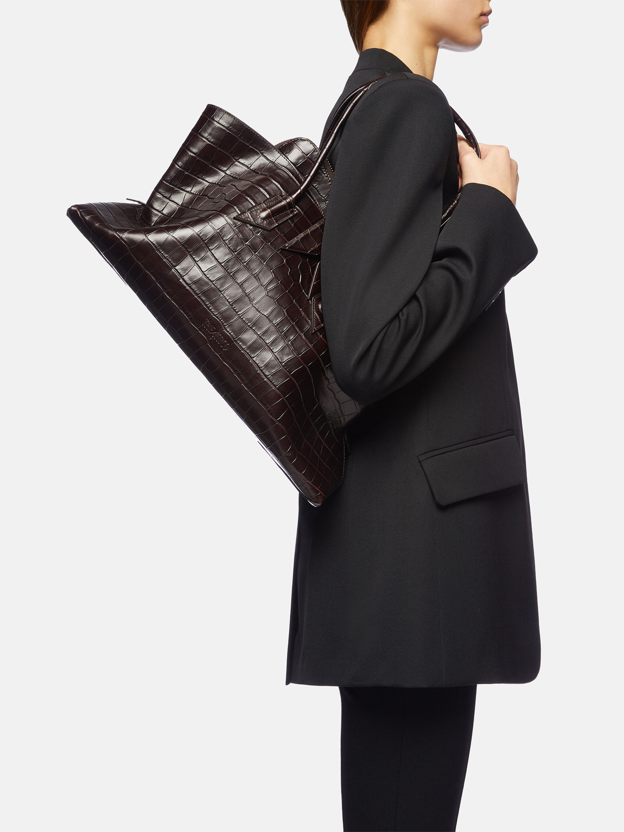 ''La Passeggiata Medium'' coffee top handle  for Women | THE ATTICO®