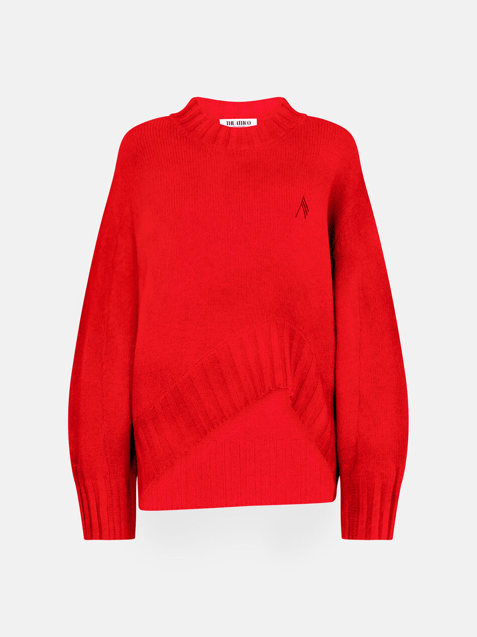THE ATTICO Red sweater RED 260WCK00126KWS011AA010