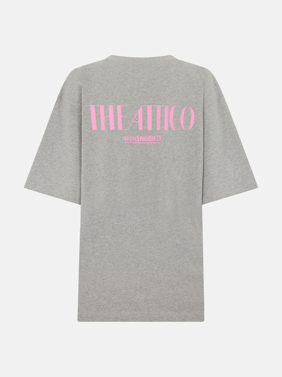 THE ATTICO The Attico x Highsnobiety mèlange grey t-shirt Melange grey SPEWCT00219JJJ034PR183