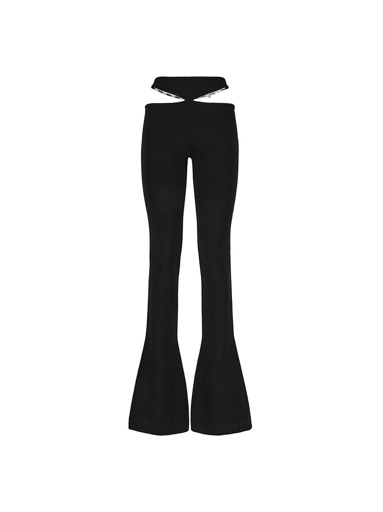 Shop Attico ''remi'' Black Long Pants