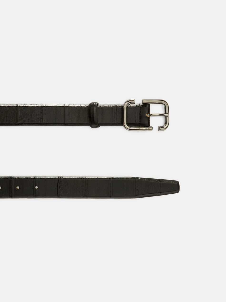 THE ATTICO Black belt Black 260WKE00031LBT157PR100