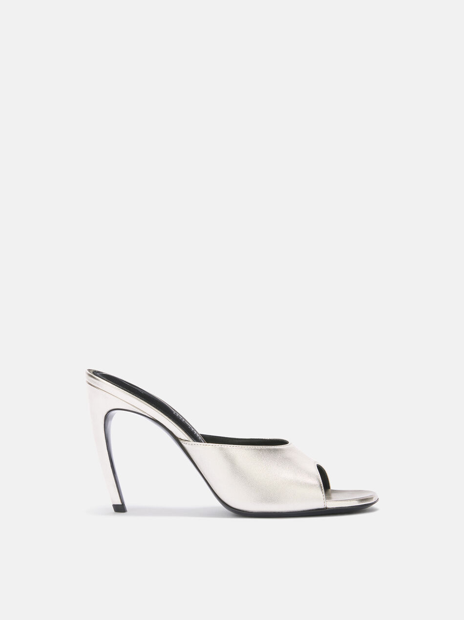 THE ATTICO ''Betta'' mule silver SILVER 260WSH00886LBT112AA002