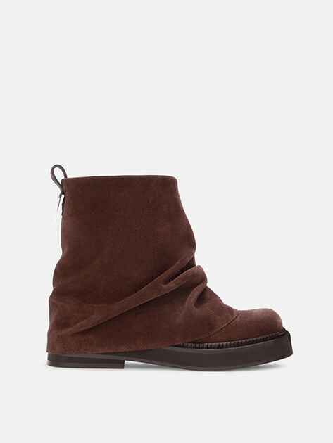 THE ATTICO ''Mini Robin'' brown combat boot BROWN 251WSH00832LBT040AA064