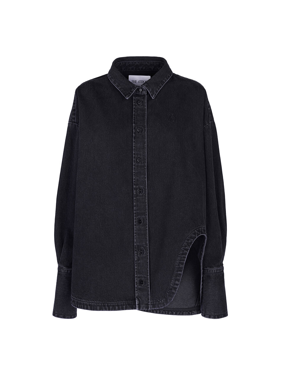 THE ATTICO ''Diana'' black shirt jacket Black 241WCH22D081100