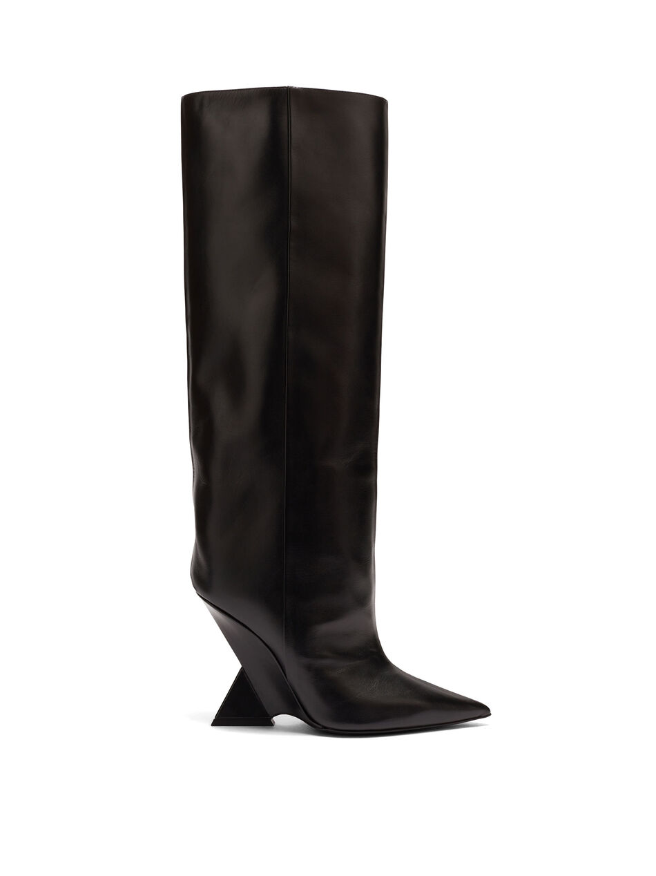 ''Cheope'' black tube boot for Women | THE ATTICO®