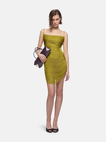 light green mini dress Bambini Mini Dress main image 0