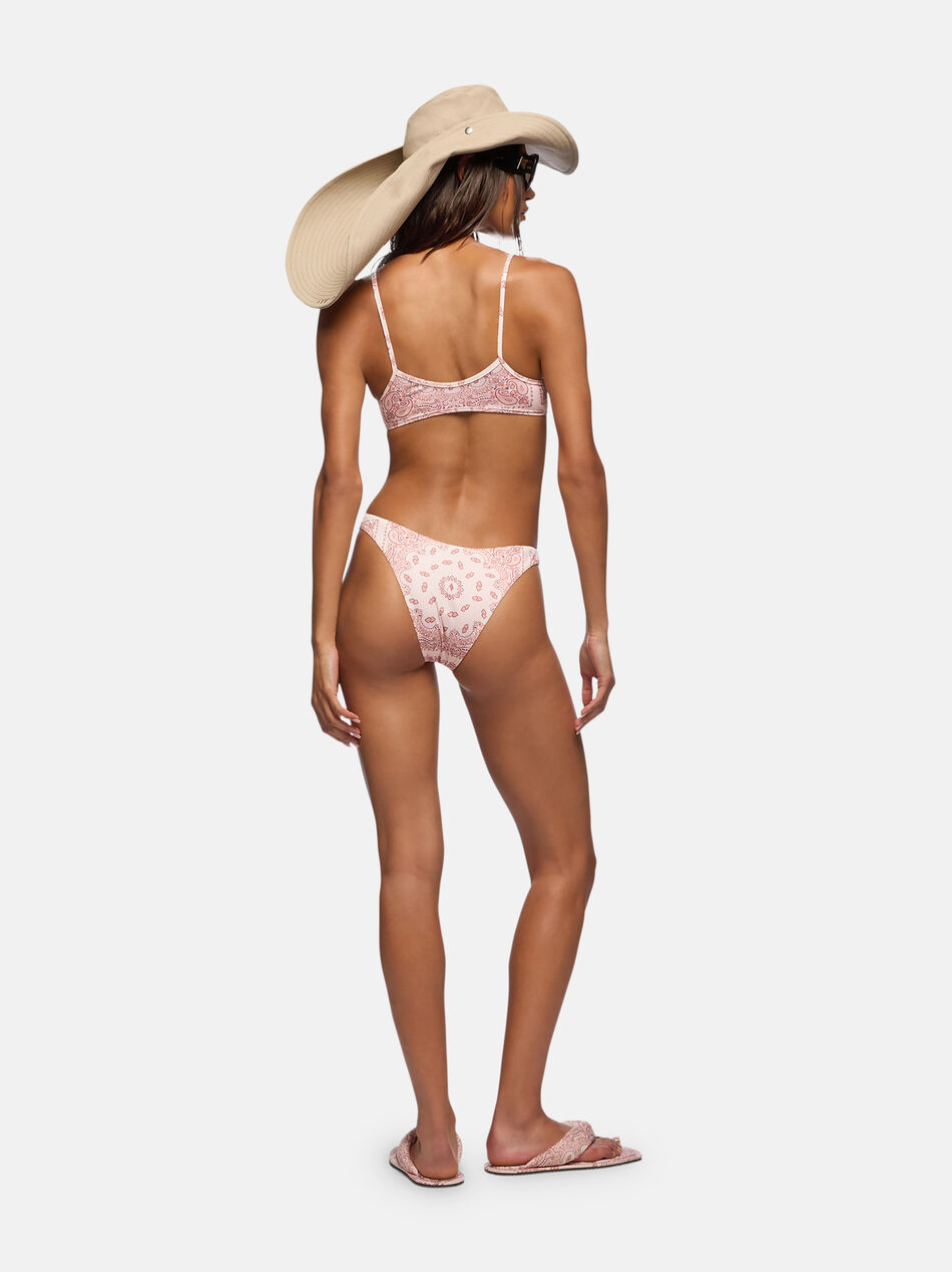 THE ATTICO Beige, pale pink and light coral bikini Beige/pale pink/light coral 250WBC00012PAA048PR996