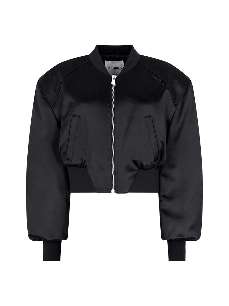 Attico Bomber Black In Black