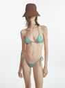 THE ATTICO Sage green bikini  223WBB54PA15277