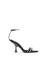THE ATTICO ''Ester'' black and crystal sandal Black and Crystal 241WS788L007ST627