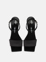THE ATTICO ''Cheope'' black sandal  228WS513V015100