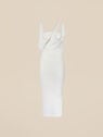 THE ATTICO White midi dress WHITE 246WCM125J043001