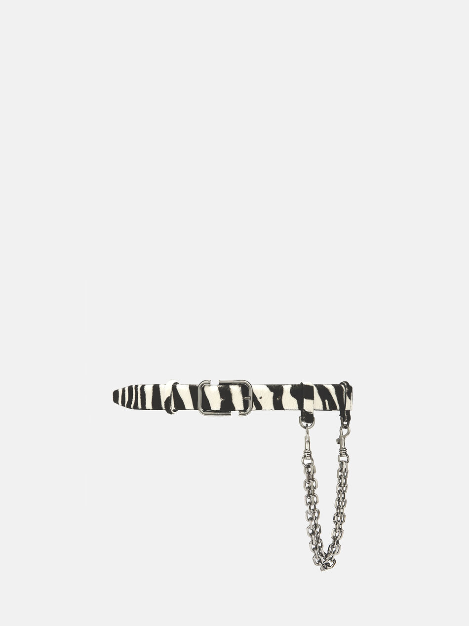 THE ATTICO White and black belt WHITE/BLACK 260WKE00031LBT156PR020