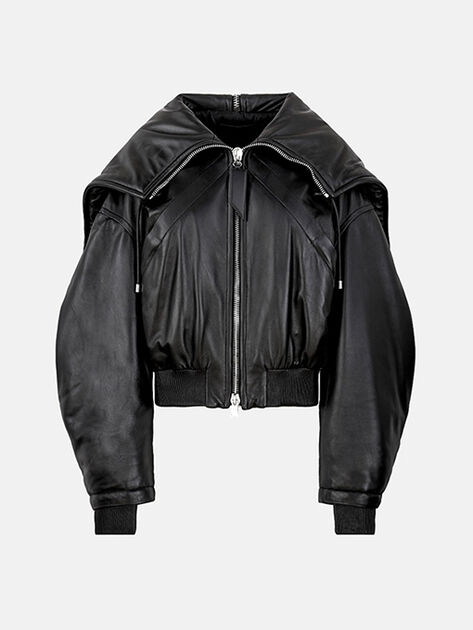 THE ATTICO Black bomber BLACK 247WCB62L054100