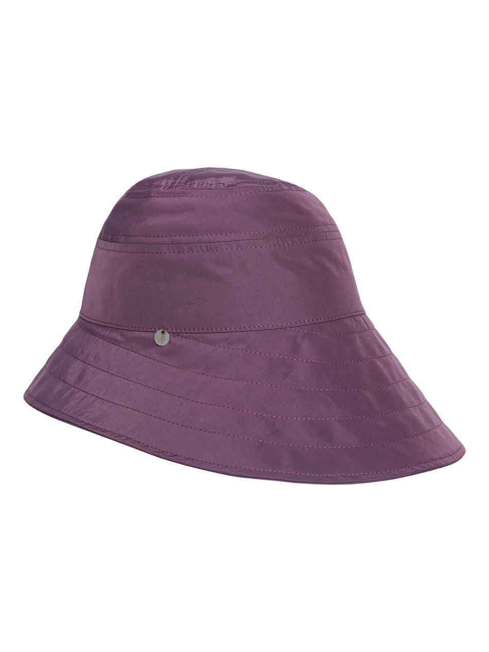 THE ATTICO "Dylan" mauve bucket hat ORCHID HAZE 212WAC02PA09188
