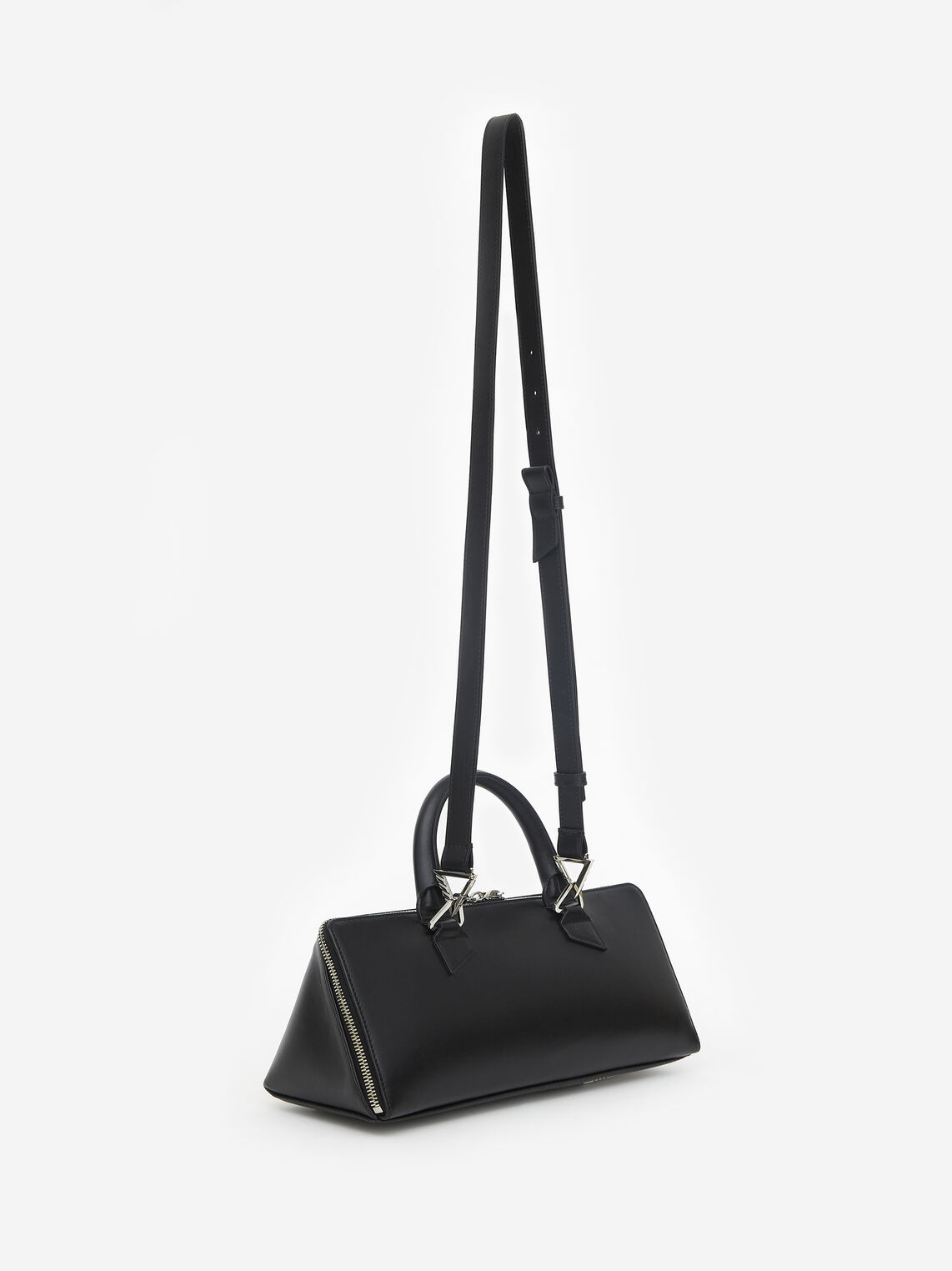 THE ATTICO ''Sunday'' black elongated everyday bag 3