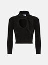 THE ATTICO ''Catlin'' black sweater BLACK 237WCK89KV004100