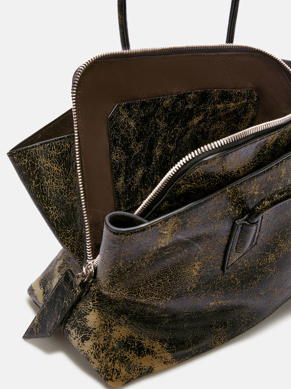 THE ATTICO ''La Passeggiata Medium'' brown shades top handle Brown shades 260WAH00054LBT142AA594