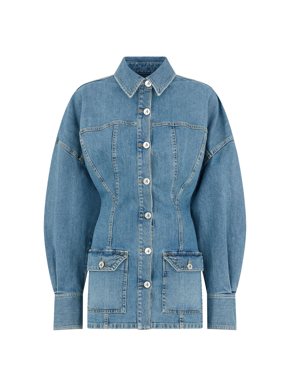 THE ATTICO Sky blue mini dress SKY BLUE 260WCA00482DDS001AA024