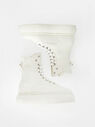 THE ATTICO ''Selene'' white boots flatform