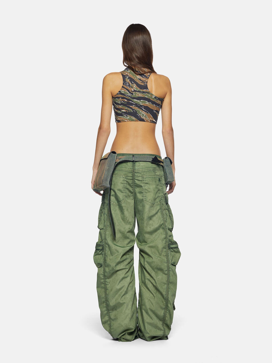 THE ATTICO "Fern" military green long pants MILITARY GREEN 238WCP95E085081