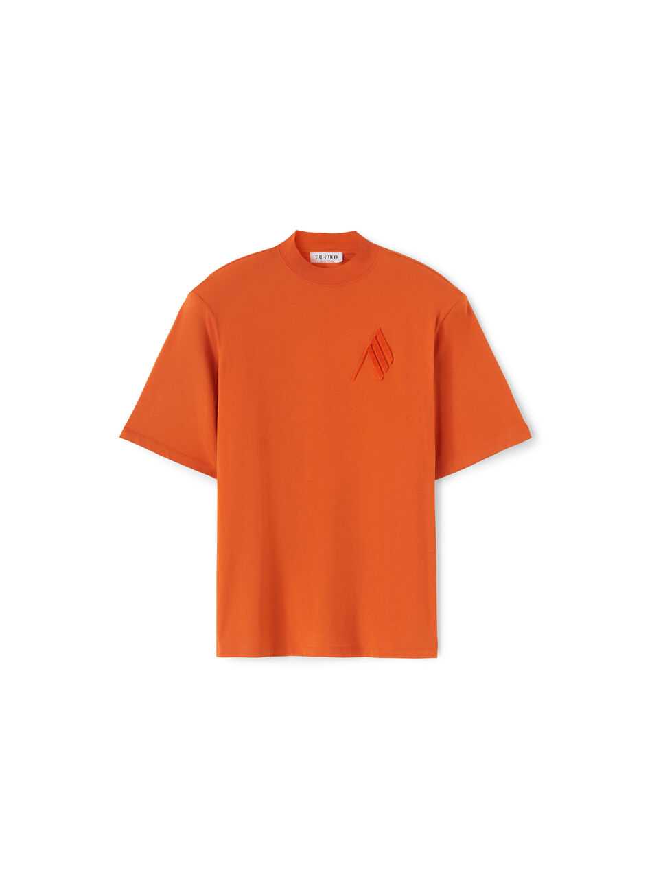 THE ATTICO "Kilie" orange t-shirt ORANGE 238WCT173J032033