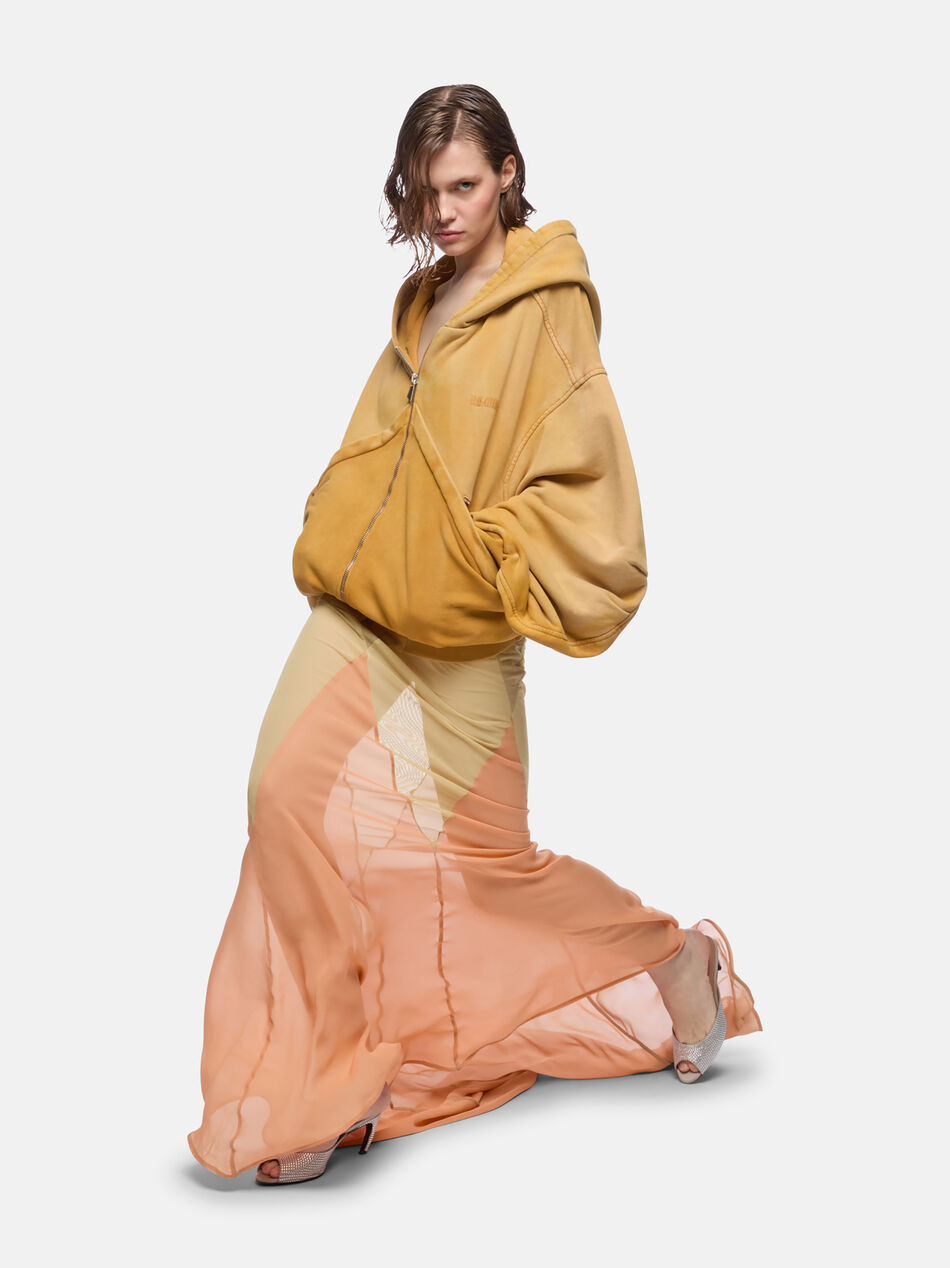 THE ATTICO Sand long dress SAND 250WCW00227MIX033AA296